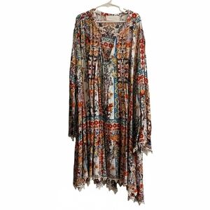 Bohemian Floral Print Dress